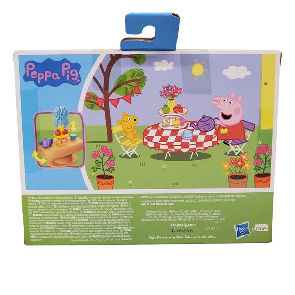 Peppa Pig Tea Time with Peppa Playset Peppa's Adventures Peppa Pig Tea Party Set - Picture 7 of 8